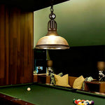 ARIX Pool E27 Room Shade 100cm Billiard Light, Single Adjustable Socket, Durable Chain, with Frame, Iron Table Glass Lighting