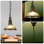 ARIX Pool E27 Room Shade 100cm Billiard Light, Single Adjustable Socket, Durable Chain, with Frame, Iron Table Glass Lighting