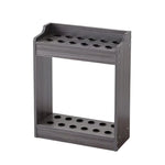 ARIX 12-Hole Wooden Cue Rack Wall-Mounted Durable Lacquered Finish Space-Saving Design for Billiard Sticks