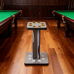 ARIX 8-Hole Acrylic Cue Rack Wall-Mounted Stable Design with Non-Slip Base Smooth Protective Edges Grey