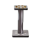 ARIX 8-Hole Acrylic Cue Rack Wall-Mounted Stable Design with Non-Slip Base Smooth Protective Edges Grey