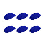 ARIX - 6-Pack Set Replacement Cotton-Nylon Thick Nets, Pocket Billiard Deluxe Blue