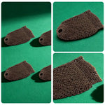 ARIX - 6-Pack Set Replacement Cotton-Nylon Thick Nets, Pocket Billiard Deluxe Brown