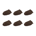 ARIX - 6-Pack Set Replacement Cotton-Nylon Thick Nets, Pocket Billiard Deluxe Brown
