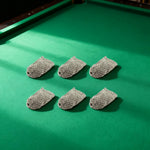 ARIX - 6-Pack Set Replacement Cotton-Nylon Thick Nets, Pocket Billiard Deluxe Silver
