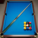 ARIX Billiard 1/2 Shaft, 4-Splice Tip, 10.3mm - Maple Ebony Butt Split, North Ash Cue American 145cm