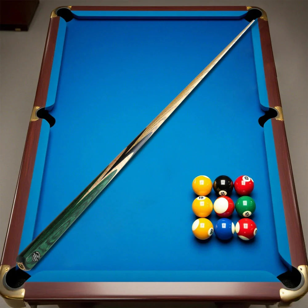 ARIX Billiard 1/2 Shaft, 4-Splice Tip, 10.3mm - Maple Ebony Butt Split, North Ash Cue American 145cm
