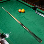 ARIX Billiard 1/2 Shaft, 4-Splice Tip, 10.3mm - Maple Ebony Butt Split, North Ash Cue American 145cm