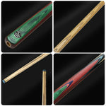 ARIX Billiard Vitae Ash Tip, 1/2 North - Splice Lignum Butt American 10.3mm Ebony Split, Cue Shaft, 145cm
