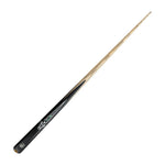 ARIX Billiard Ebony Abalone 1/2 Ferrule - Black Acrylic Shaft, Split, Cue Phenolic Tip, 11.5mm Ash with Inlay, 145cm