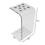 ARIX Pool Cue Stand Luxury Minimalist Multi-Cue Storage Rack for Home, Club & Entertainment Room - White