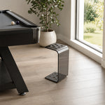 ARIX Pool Cue Stand Luxury Minimalist Multi-Cue Storage Rack for Home, Club & Entertainment Room - Grey