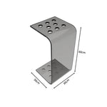 ARIX Pool Cue Stand Luxury Minimalist Multi-Cue Storage Rack for Home, Club & Entertainment Room - Grey