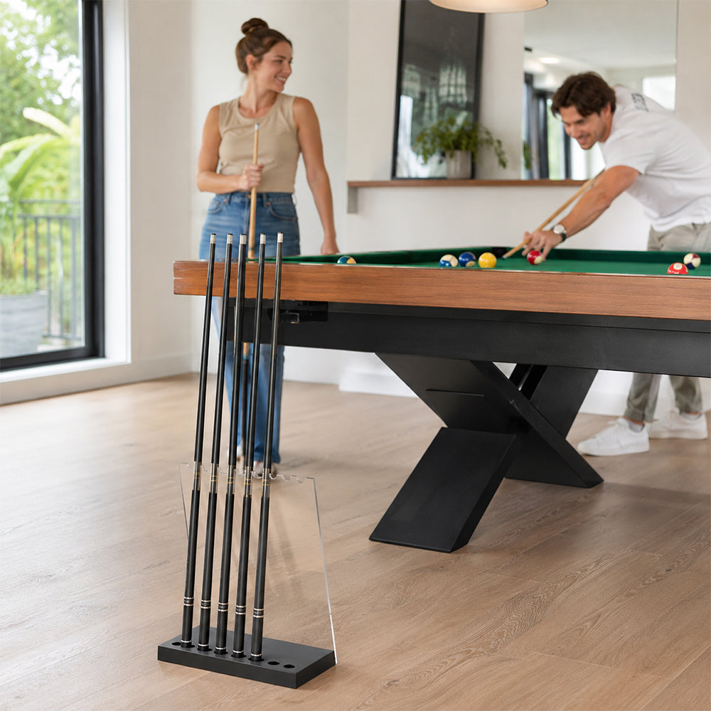 ARIX Pool Cue Stand Luxury Minimalist Multi-Cue Storage Rack for Home, Club & Entertainment Room