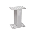 ARIX 18-Hole Billiard Cue Rack Thickened Metal Multi-Cue Storage with Accessory Holder for Game Room & Bar - White
