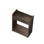 ARIX Pool Cue Rack Thickened Wood-Grain Cabinet-Style 12-Hole Billiard Cue Stand for Home Game Room Bar & Club - Brown