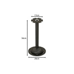 ARIX Pool Cue Rack Carbon Steel Baked Paint 6-Hole Billiard Cue Stand for Home Game Room Bar & Club - Black
