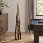 ARIX Pool Cue Rack Carbon Steel Baked Paint 6-Hole Billiard Cue Stand for Home Game Room Bar & Club - Gold