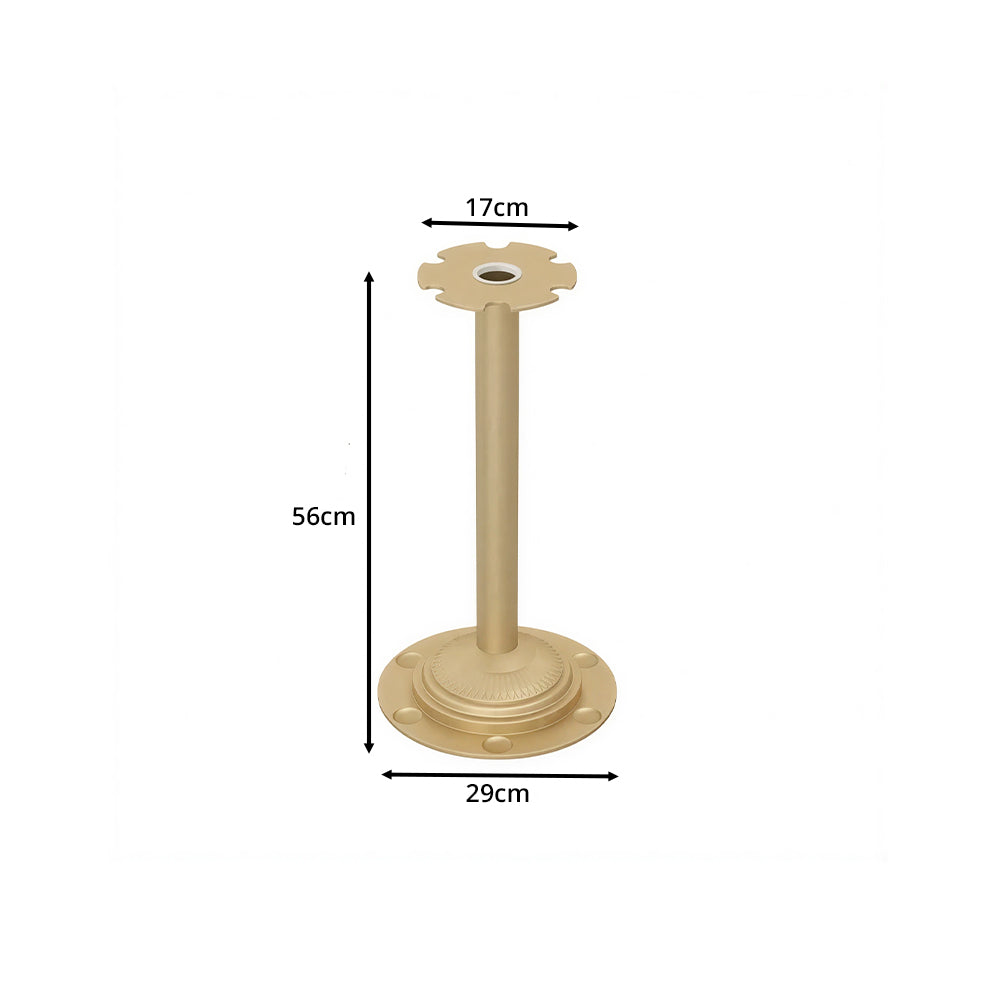 ARIX Pool Cue Rack Carbon Steel Baked Paint 6-Hole Billiard Cue Stand for Home Game Room Bar & Club - Gold