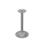 ARIX Pool Cue Rack Carbon Steel Baked Paint 6-Hole Billiard Cue Stand for Home Game Room Bar & Club - Silver