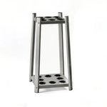 ARIX Billiard Cue Rack 8 Slot Thickened Metal Frame Cue Holder Stand Stable Storage Organizer for Home Game Room Pool Hall & Bar - Silver