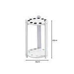 ARIX Billiard Cue Rack 9 Slot Wood Grain Cue Storage Stand Stable Board Structure Easy Assembly for Home Game Room Pool Hall & Bar - White