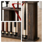 ARIX Billiard Cue Rack 16 Slot Thickened Density Board Cue Storage Stand Stable Holder Design for Home Game Room Pool Hall & Club