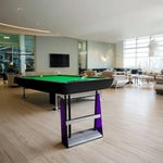 ARIX 10-Hole Acrylic Cue Rack Wall-Mounted Stable Design with Non-Slip Base Smooth Protective Edges Purple