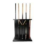 ARIX 5-Hole Wooden Cue Rack Free-Standing Durable Lacquered Finish Space-Saving Design for Billiard Sticks