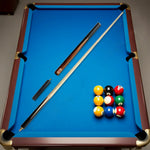 RILEY Billiard 3/4 Stick 6-inch Shaft, Split, Smooth Stroke 9.5mm Extension - with Tip, Ash Cue 145cm
