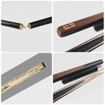RILEY Billiard 3/4 Stick 6-inch Shaft, Split, Smooth Stroke 9.5mm Extension - with Tip, Ash Cue 145cm