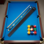 RILEY Billiard Shaft, 1/2 Maple Split, Leather Canadian Bumper Cue Rubber Joint, Quick-Release Stick 12.75mm Tip, - 147cm