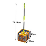 ARIX Ball Collector Adjustable Height 180-Degree Design with Durable Net and Premium Spring - Strong, Smooth, and Easy Pickup - Yellow