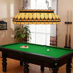 ARIX Minimalist Lighting Craft, Shade, - Modern Fittings, Table Handmade Pendant Simple E27 Billiard Light Glass Durable Socket, - Pool Iron Yellow