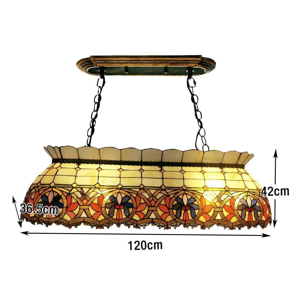 ARIX Billiard Iron Craft, Pendant Shade, Durable Stylish Light E27 Table Glass Handmade Lighting - Pool Socket, Fittings, Yellow