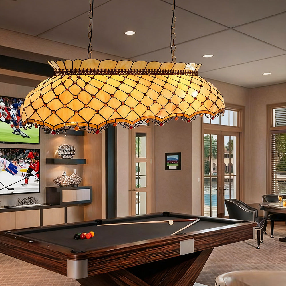 ARIX Billiard Table - Stylish E27 Durable Shade, - Pool Light Iron Socket, Glass Lighting Bright Lighting, Fittings, Pendant Yellow