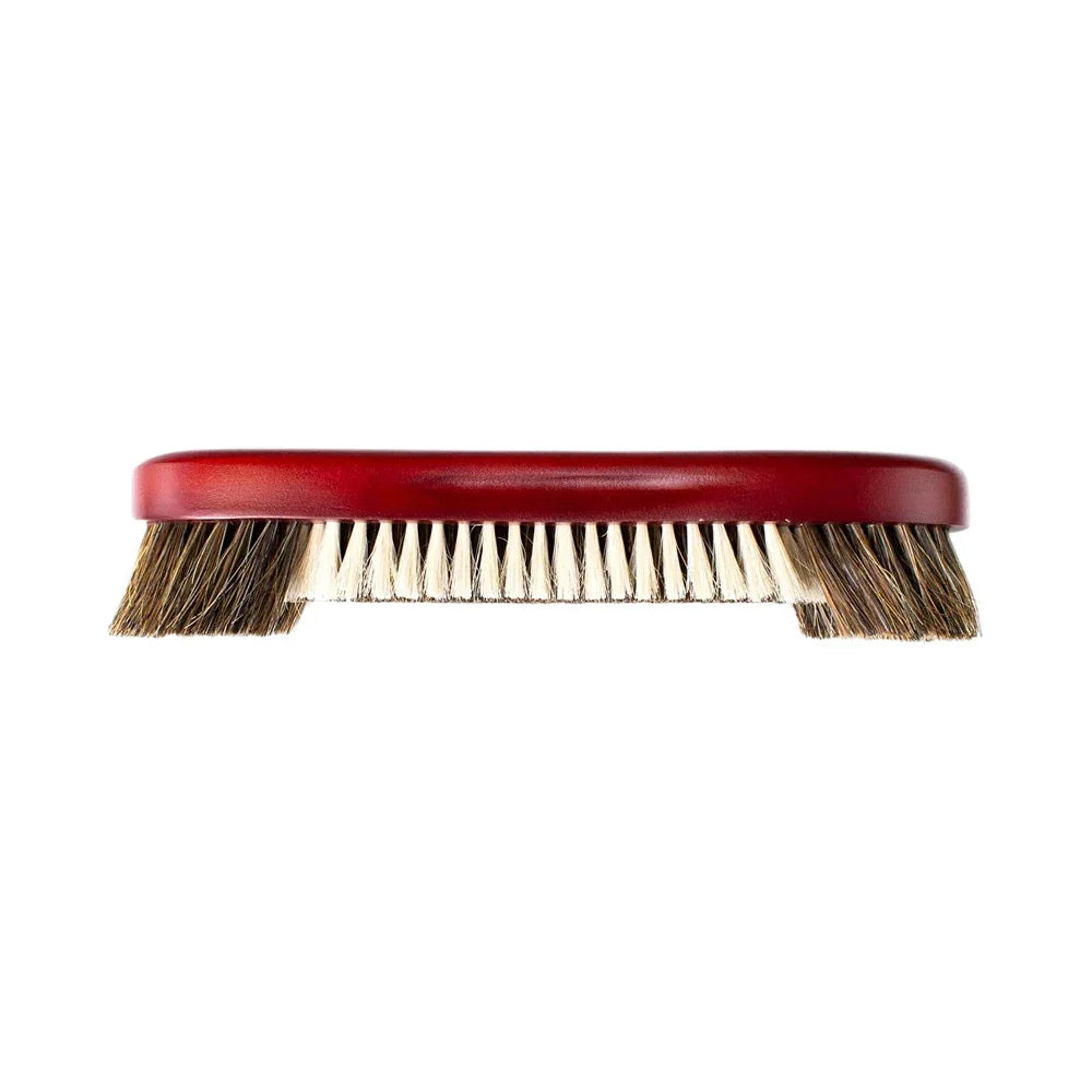 ARIX Table Brush 10.5-inch Horse Hair & Nylon Bristles Dual Design Cleaning Ergonomic Wooden Natural Handle with Length Finish