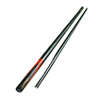 ARIX 145CM Carbon Fiber Cue Stick 9.5MM Tip 1/2 Split Screw Connection Precision Performance Durable & Rust-Free Black