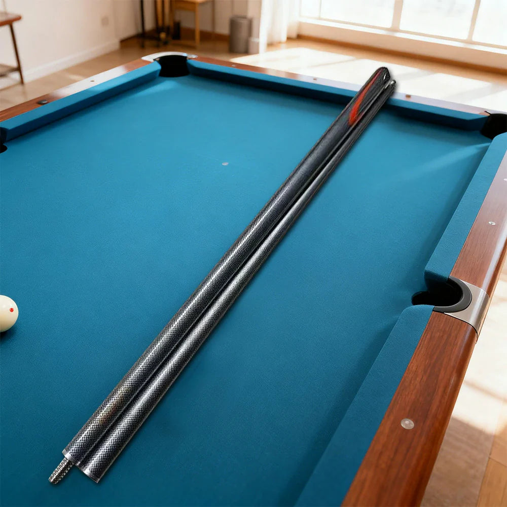 ARIX Carbon Fiber Cue Stick 9.5MM Tip 145CM 1/2 Split Screw Connection Precision Performance Durable & Rust-Free Silver
