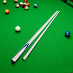 ARIX Carbon Fiber Cue Stick 9.5MM Tip 145CM 1/2 Split Screw Connection Precision Performance Durable & Rust-Free White