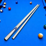 ARIX Carbon Fiber Cue Stick 9.5MM Tip 145CM 1/2 Split Screw Connection Precision Performance Durable & Rust-Free White