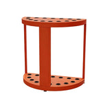 ARIX 15-Hole Acrylic Cue Rack Free-Standing Stable Design with Non-Slip Base Smooth Protective Edges Orange