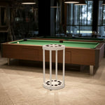 ARIX 10-Hole Acrylic Cue Rack Free-Standing Stable Design with Non-Slip Base Smooth Protective Edges Beige