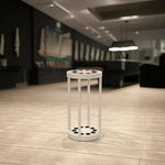 ARIX 10-Hole Acrylic Cue Rack Free-Standing Stable Design with Non-Slip Base Smooth Protective Edges Beige