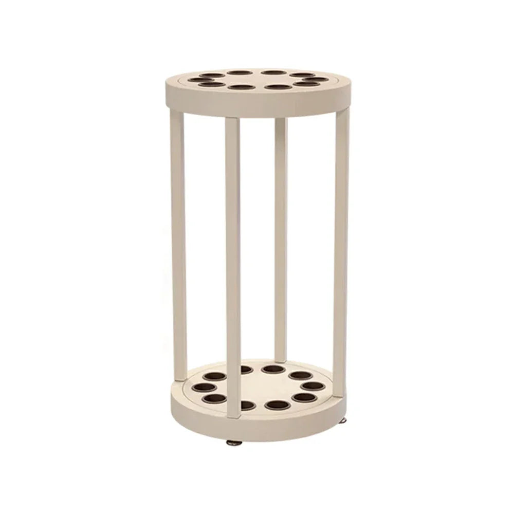 ARIX 10-Hole Acrylic Cue Rack Free-Standing Stable Design with Non-Slip Base Smooth Protective Edges Beige