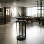 ARIX 10-Hole Acrylic Cue Rack Free-Standing Stable Design with Non-Slip Base Smooth Protective Edges Black