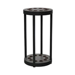 ARIX 10-Hole Acrylic Cue Rack Free-Standing Stable Design with Non-Slip Base Smooth Protective Edges Black