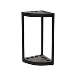 ARIX 7-Hole Acrylic Cue Rack Free-Standing Stable Design with Non-Slip Base Smooth Protective Edges Black