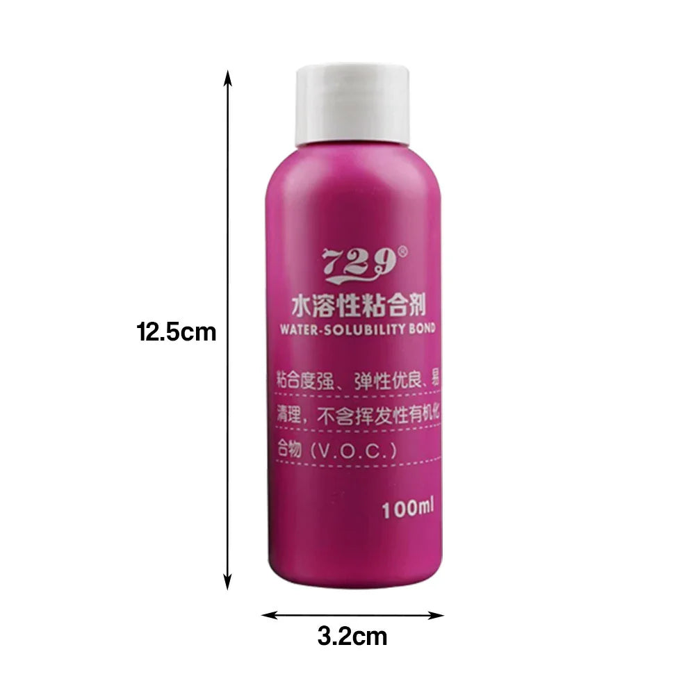 ARIX 100ml VOC-Free Table Tennis Glue -Powerful Adhesion, Easy Removal, Long-Lasting Elastic Film -Pink