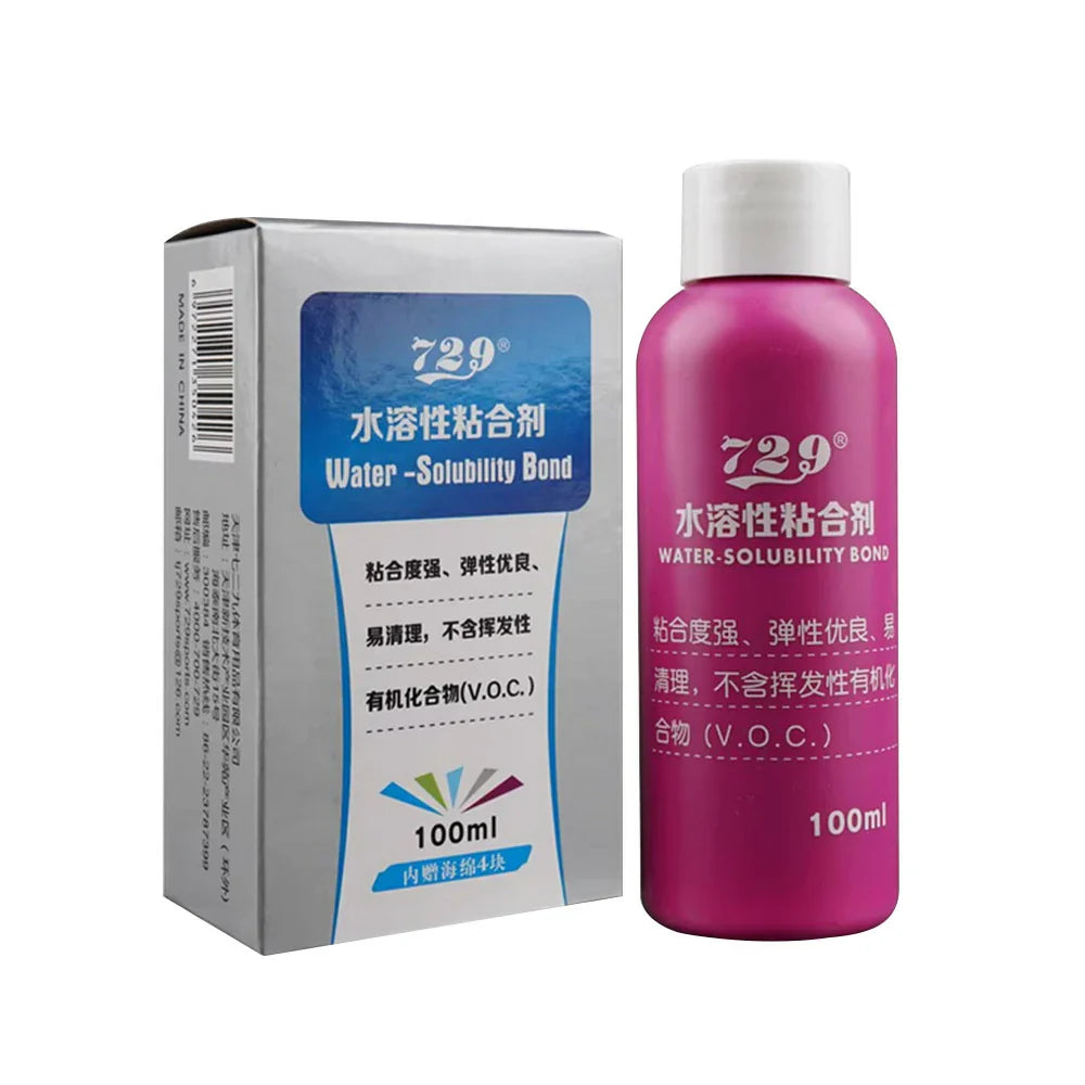 ARIX 100ml VOC-Free Table Tennis Glue -Powerful Adhesion, Easy Removal, Long-Lasting Elastic Film -Pink